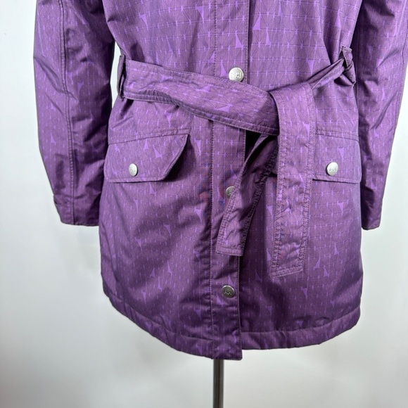 Helly Hansen Protection Jacket Women's Size M Plum Purple Hooded - Picture 5 of 14